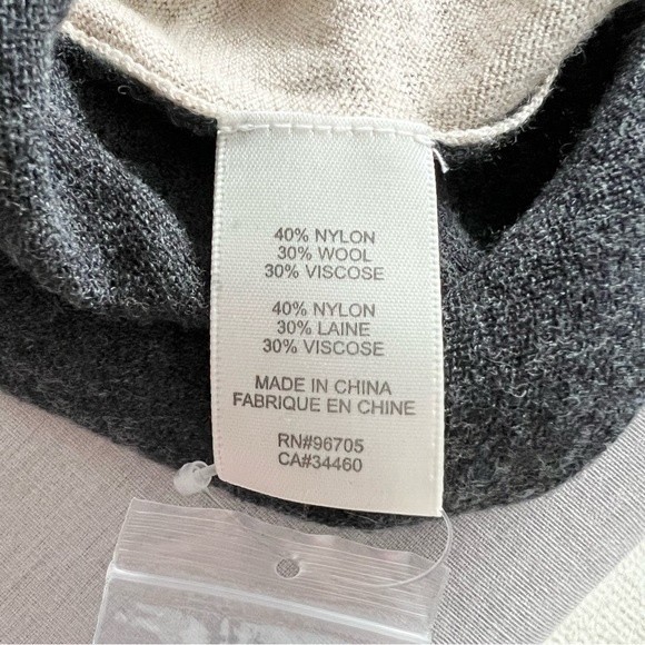 Rebecca Taylor Colorblock Crewneck Sweater Camel S - Picture 7 of 11